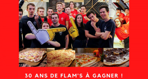 30 ans de repas Flam's offert