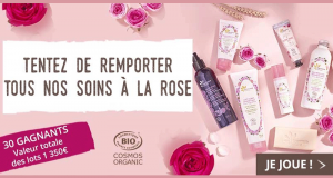 30 gammes de soins à la Rose Cosmos Organic offertes