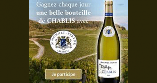 31 bouteilles de champagne Chablis offertes