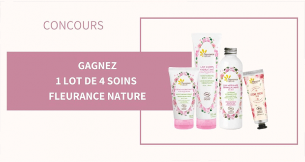 32 lots de 4 produits de soins Fleurance nature offerts