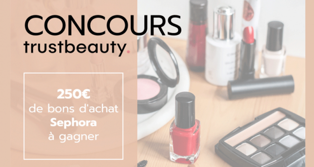 4 bons d'achat Sephora offerts