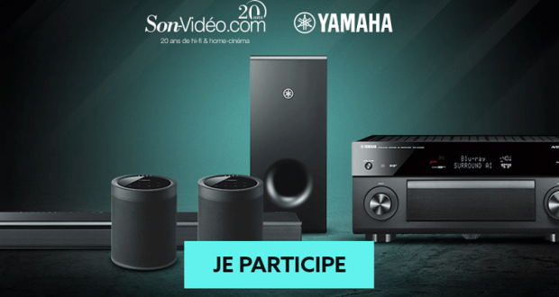 4 ensembles home-cinéma Yamaha offerts