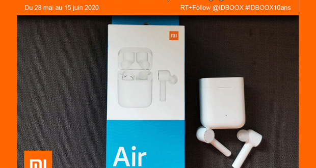 4 paires d'écouteurs sans fil Xiaomi offertes