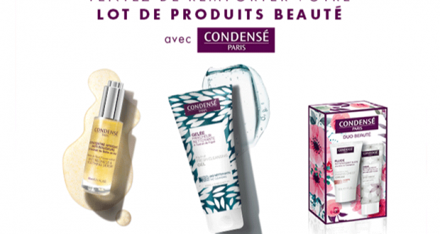 47 lots de 3 produits de soins Condensé Paris offerts