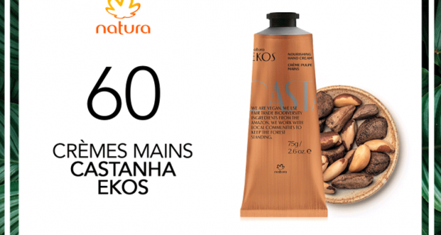 60 Crèmes Mains Ekos Castanha de Natura à tester