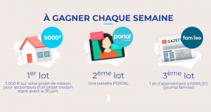 Gagnez 1 des 20 bons de 5000€ sur votre projet de maison