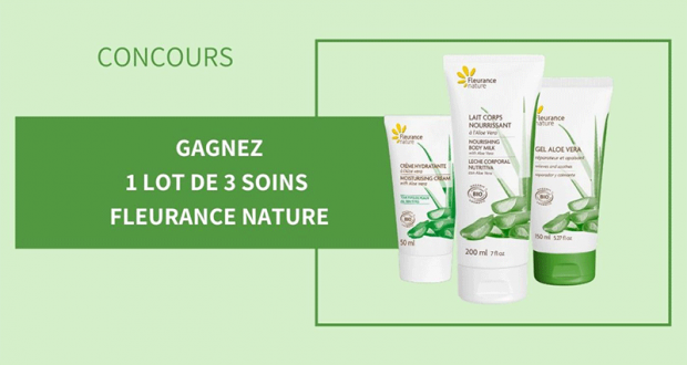 Lot de 3 soins Fleurance nature offert