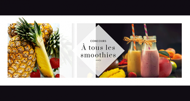 10 lots de 2 smoothies offerts