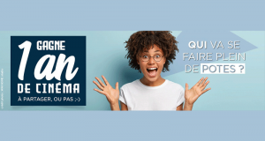 10 lots de 52 places de cinéma offerts