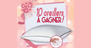 10 oreillers mémoire de forme offerts