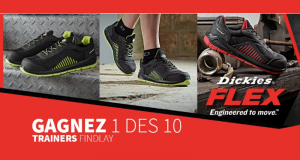 10 paires de Trainers de sécurité Dickies Findlay offertes