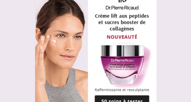 100 Crème lift aux peptides et sucres booster de collagènes à tester