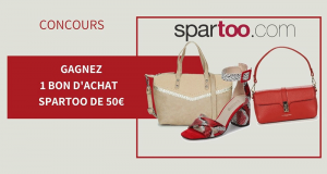 12 bons d'achat Spartoo de 50€ à remporter