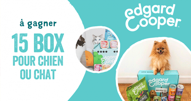 15 box Edgard & Cooper pour chien ou chat offertes