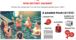 16 raquettes de plage et 50 glacières offertes