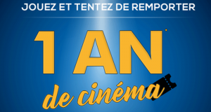 20 lots d'un an de cinéma offerts