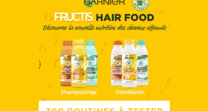 300 routine capillaire Fructis HAIR FOOD à tester