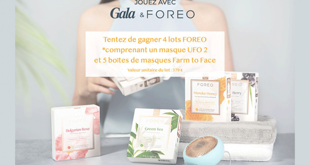 4 lots beauté Foréo offerts