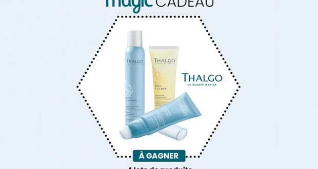 4 lots de 3 produits de soins Thalgo offerts