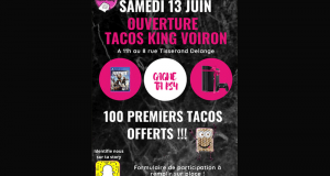 Les 100 premiers tacos offerts - Le Tacos King