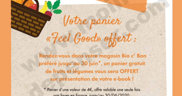 Panier de fruits et légumes Bio offert gratuitement