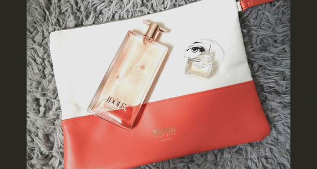 Parfum Idole de Lancôme + pochette Alive et miniature Calvin Klein