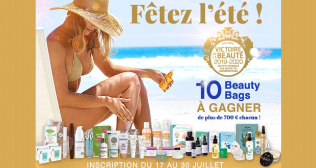 10 beauty bag de 700 euros chacun offerts