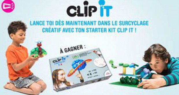 10 jeux de construction Clip It - starter kit offerts