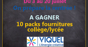 10 lots de fournitures scolaires offerts