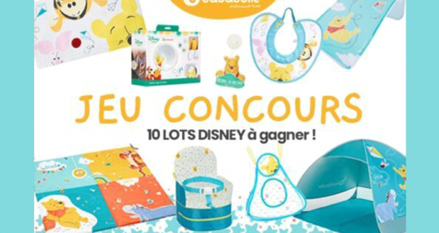 10 lots de produits pour bébé Disney offerts