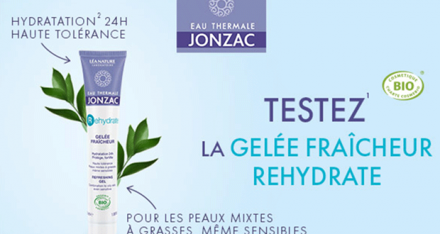 100 Gelée Fraîcheur Rehydrate Eau Thermale Jonzac à tester