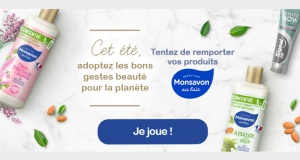 150 produits de douche Monsavon offerts