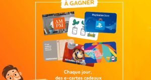 175 E-cartes cadeaux offertes