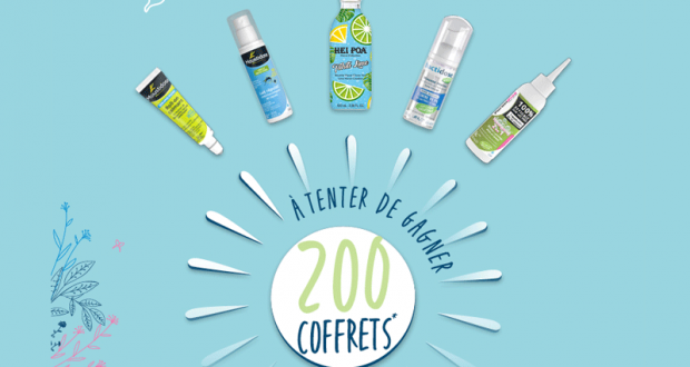 200 coffrets de 5 produits de soins offerts