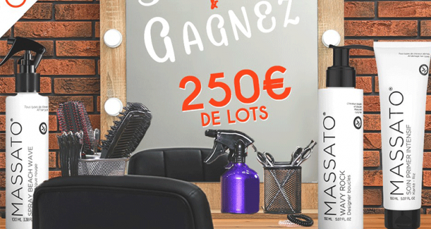 3 lots de 3 produits capillaires Massato offerts