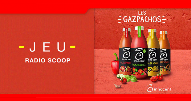 70 kits de 4 bouteilles Gazpacho Innocent offerts