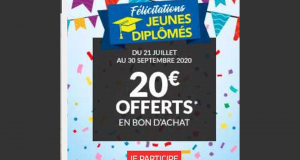 Bon d'achat BUT gratuit de 20€ pour les diplômés