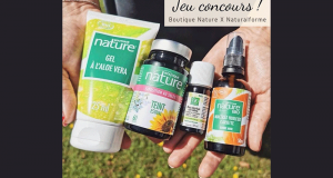 Lot de 4 produits Boutique Nature offert