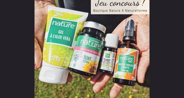 Lot de 4 produits Boutique Nature offert