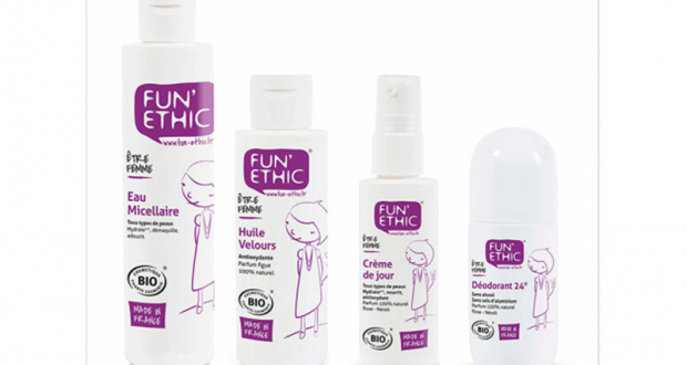 Lot de 4 produits de soins Fun’Ethic offert