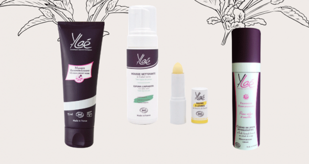 Lot de 4 soins cosmétiques Ylaé offert