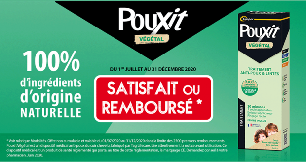 Traitement anti-poux végétal Pouxit 100% Remboursé