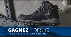 10 paires de chaussure de sécurité Medford offertes