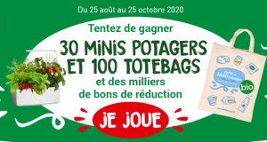 100 Totebags et 30 Minis Potagers offerts