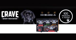 100 produits CRAVE Récompenses pour chiens à tester