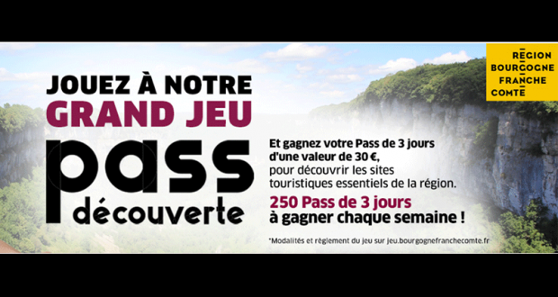 250 Pass Découverte Bourgogne-Franche-Comté de 3 jours