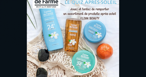 3 assortiments de produits après-solaires offerts