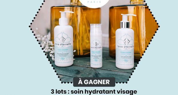 3 lots de 3 produits Terre Eternelle offerts