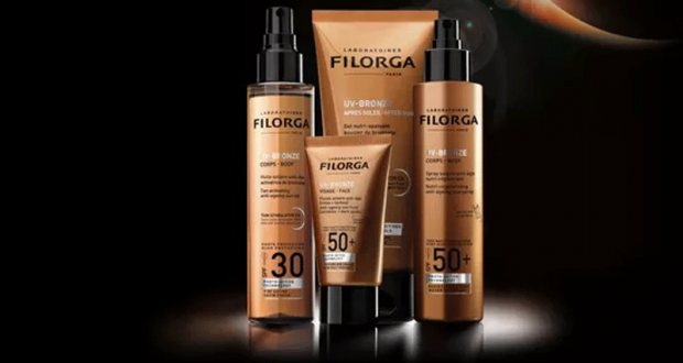 36 Duos de soins solaires anti-âge UV-Bronze Filorga offerts