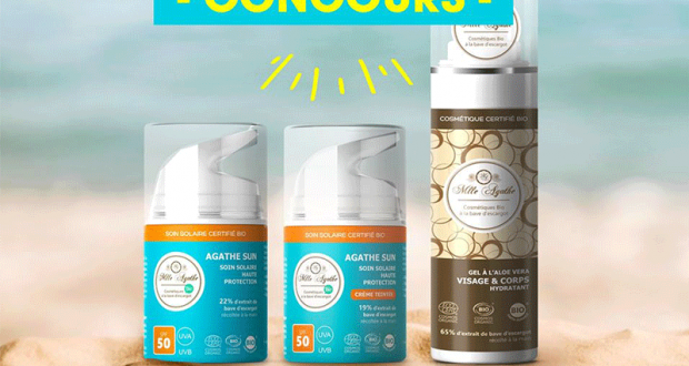 5 lots de 3 soins Bain de soleil Mlle Agathe offerts